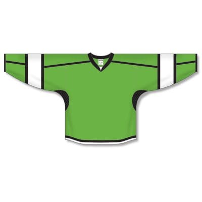 Athletic Knit H7000 Jersey - Lime Green/White/Black #107