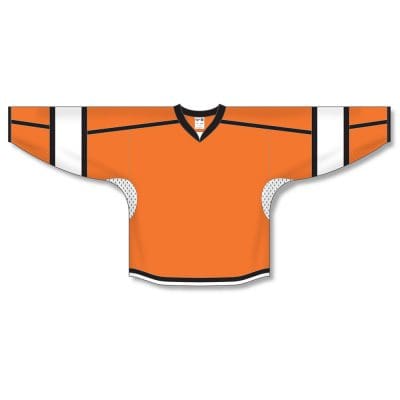 Athletic Knit H7000 Jersey - Orange/White/Black #330
