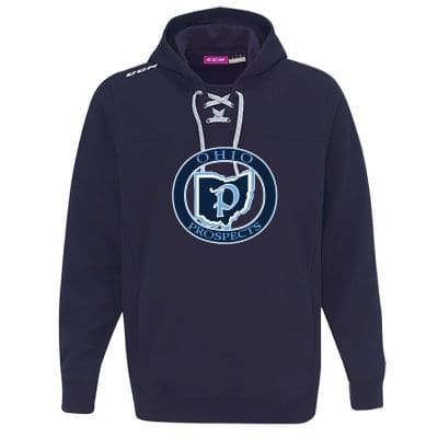 Ohio Prospects CCM Laced Hockey Hoodie - Navy
