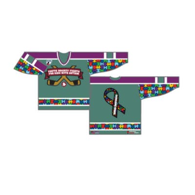 Youth Hockey Fights for Kids with Autism Event Jersey