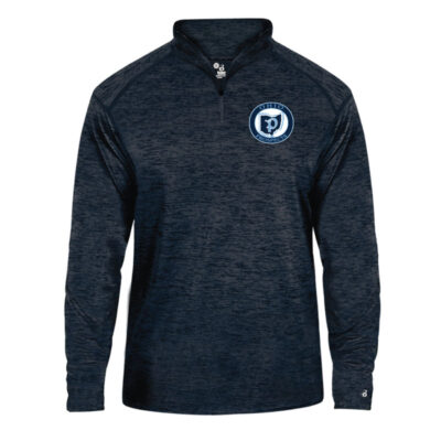 Ohio Prospects Badger 41200 Tonal Blend 1/4 Zip Pullover - Navy