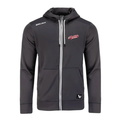LSJ Bauer Team Fleece Full Zip Hoodie - Grey