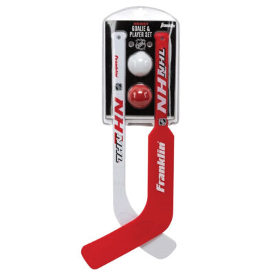 FRANKLIN MINI HOCKEY GOAL/PLAYER STICK SET