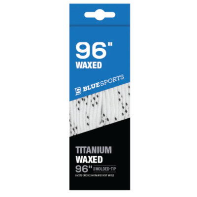 BLUE SPORTS TITANIUM WAX LACES