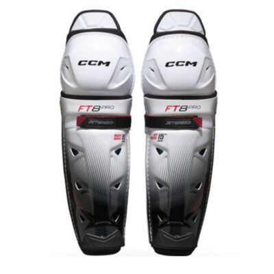 CCM JETSPEED FT8 PRO JR SHIN GUARDS