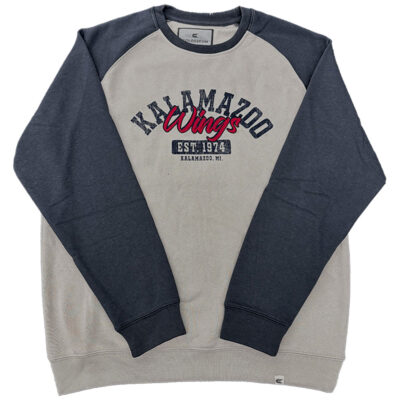 Colosseum High School Reunion Cotton Adult Crewneck Sweatshirt w/Screen & Embroidered
