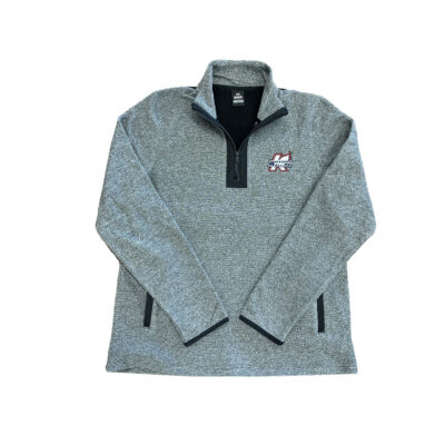 Under Armour Infrared Navy 1/4 Zip Ladies Pullover w/Embroidered Imprint