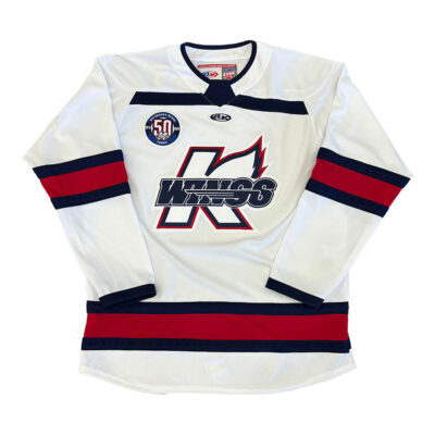 Athletic Knit 50th Anniversary White Adult Replica Jersey
