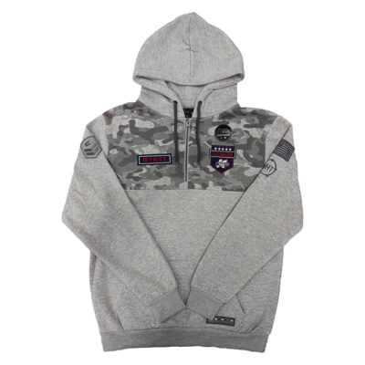 Colosseum OHT Platoon 1/4 Zip Cotton Adult Hoody w/Twill & Embroidered Imprint