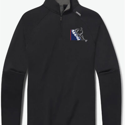 UNRL Interlock 1/4 Zip Pullover - Black