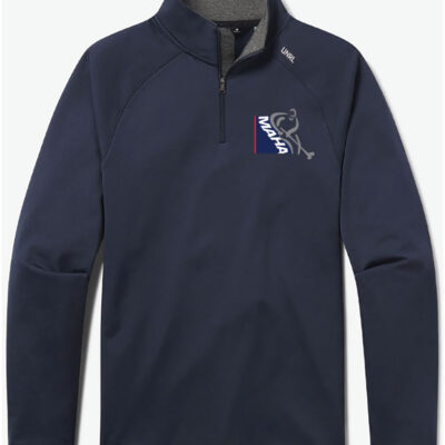 UNRL Interlock 1/4 Zip Pullover - Navy