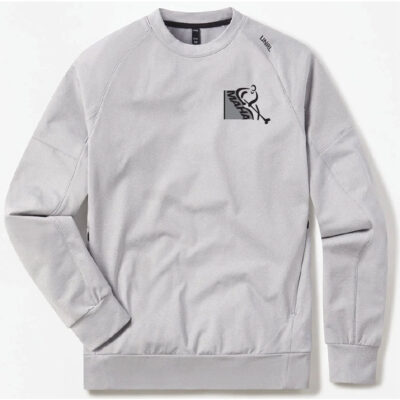 UNRL Crossover Crewneck Sweatshirt - Heather Gray - Tonal Logo