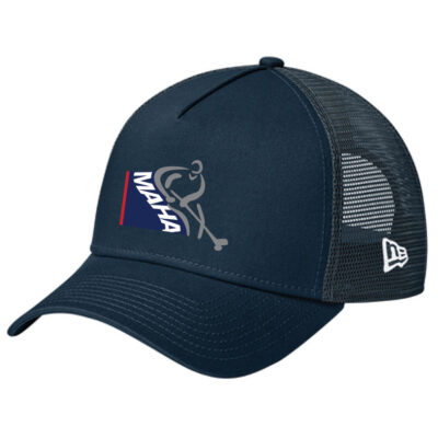 New Era #NE205 Snapback Trucker Hat - Navy/Navy