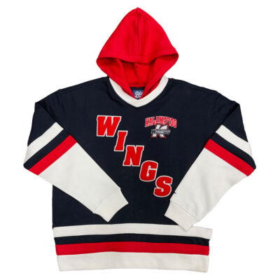 Blue 84 Fleece Cotton Adult Hoody w/Twill Imprint