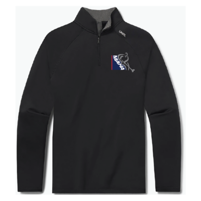 UNRL Interlock 1/4 Zip Pullover - Black