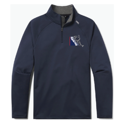 UNRL Interlock 1/4 Zip Pullover - Navy