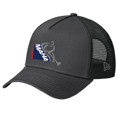 New Era #NE205 Snapback Trucker Hat - Graphite/Black