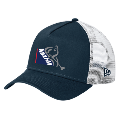 New Era #NE205 Snapback Trucker Hat - Navy/White