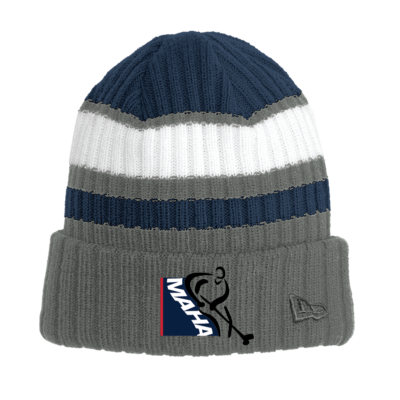 New Era #NE903 Tailgate Cuffed Knit Hat - Navy/White/Graphite